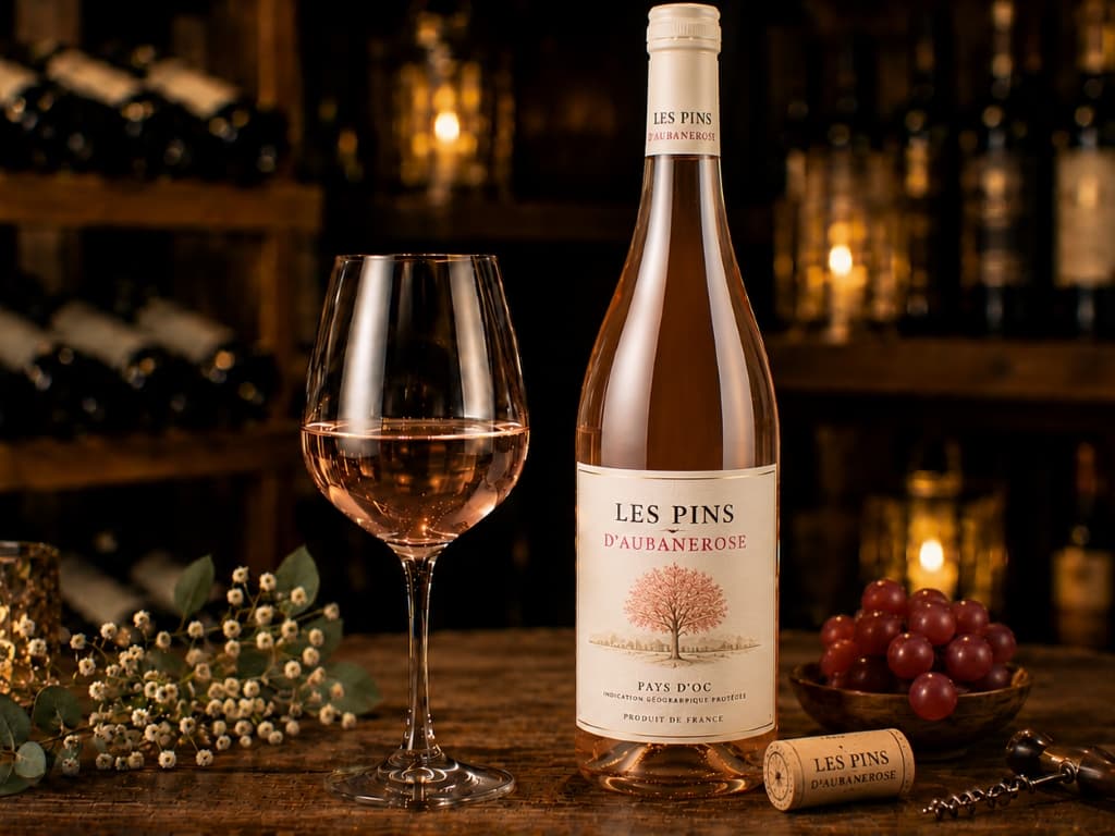 桃紅葡萄酒 les pins d'aubanerose