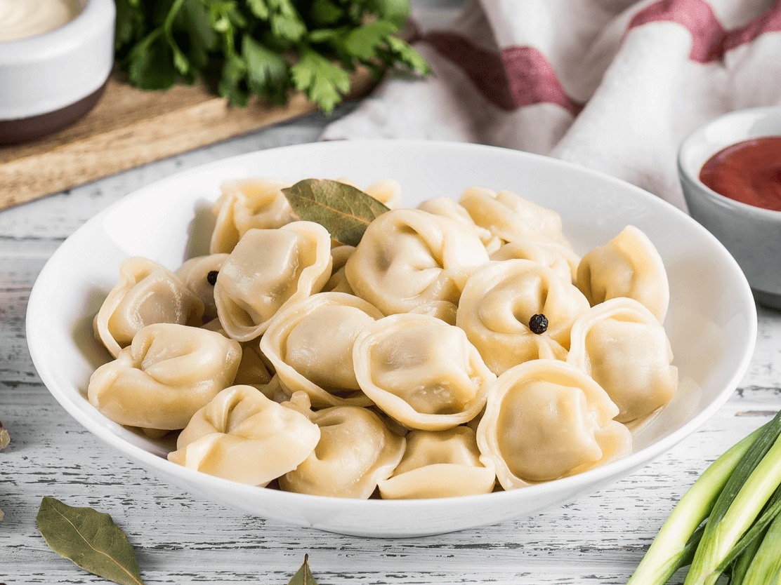 乌拉尔风格饺子（小牛肉与猪肉）